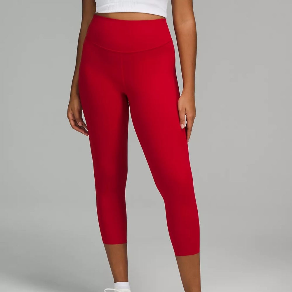 LULULEMON RED LEGGINGS
